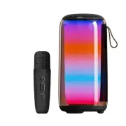 Portable outdoor Bluetooth speakers with wireless mini microphones for home use