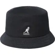 Kangol Tropic Bin Bucket Hat Summer Camping Fishing Beach Cap - Black - XL