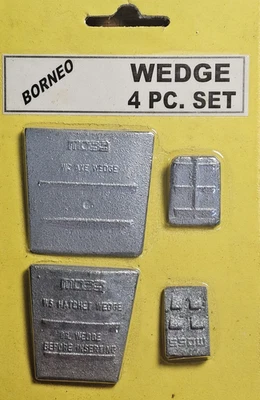 4 Piece Axe Hatchet Hammer Wedges - Discounts On Multiple Purchases
