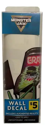 Monster Jam Grave Digger Wall Decal 20x10” With Augmented Reality **FREE SHIP**