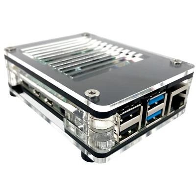 C4Labs Case Kit for Raspberry Pi 4B or 3B+ and PoE+ HAT or Official PoE Hat