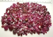 760 Cts Beautiful Natural Color Ruby Faceted Rough Grade Fantastic Luster Qty
