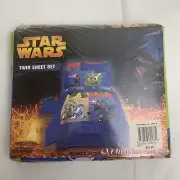 NEW Star Wars Twin Sheet Sets Retired Print! Brand New! Sealed. Galactic Heroes