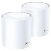 2PK TP Link Ax3000 Deco X60 2.4/5GHz Wireless Whole Mesh Home Wi-Fi System White