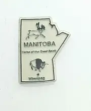 MANITOBA Canadian Province Fridge Magnet Souvenir