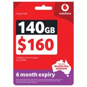 Vodafone $160 Prepaid Eco SIM