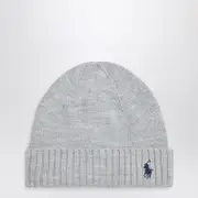 [Polo Ralph Lauren] Grey Wool Hat With Logo S/M Grey