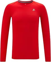[DEVOROPA] Youth Boys Compression Shirt Short/Long Sleeve Football Baseball Undershirt Quick Dry Sports Baselayer