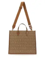 [Versace] Versace-Shopper Bag With Allover Logo-Uomo UNI