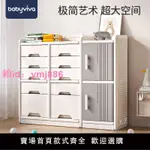 BABYVIVA寶寶玩具收納架喂養臺柜子嬰兒用品衣服分類儲物盒整理箱