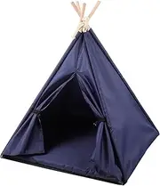 Indoor Dog Tent Pet Hiding Tent Decorative Dog Sleep Bed Oxford Cloth Pet Teepee Bed