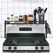 upgrade Stove Top Shelf，Over the Stove Spice Shelf for Kitchen,Spice Rack She...