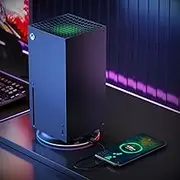 Vertical Stand for Xbox Series X, Luckit RGB Cooling Stand Compatible with Xbox Series X Digital Edition & Disc Drive Edition Console, Accessories with USB Ports