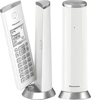 Panasonic KX-TGK212JTW Cordless DECT Phone with 1.5" LCD Backlight, White Ringtones, Unwanted Calls, Eco and Eco Plus, White