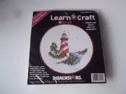 Dimensions Learn a Craft stitch set. 72405-Lighthouse scene. Unopened in package