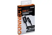 Crest Usb-c To 3.5mm Socket 10cm Round Cable Each