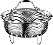 JISADER Premium Stainless Steel Steamer Set for Gourmet Meals, 14cm