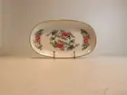 Vintage 1981 Royal Doulton FLORADORA GREEN 9 1/8" Relish Dish Plate TC 1127