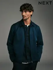 Navy Blue Smart Shacket (457894) | $60