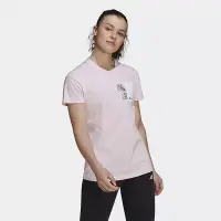 在飛比找博客來優惠-Adidas 女W DISNEY 米妮短袖上衣 L 粉紅色