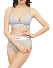 [Calvin Klein] Modern Cotton Maternity Nursing Bralette in Grey