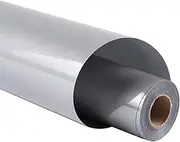 guangyintong Heat Transfer Vinyl for T-Shirts 12" x 8ft - Grey HTV Vinyl Roll Iron on-Easy to Cut &Weed, Glossy Surface (Grey K11)