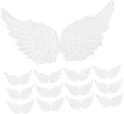 TEHAUX 20pcs DIY Angel Wings Patches for Clothing Backpacks and Crafts Decorative Applique for Unique Designs Lightweight and Versatile Accessories for Parties and Celebrations