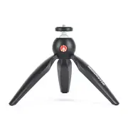 Manfrotto PIXI Mini Tripod Black Camera Grip Compact DSLR Mirrorless MTPIXIMII-B
