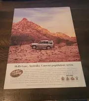 Land Rover Discovery Hell’s Gate Outback Australia Vintage Print Ad 1996