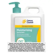Cancer Council Moisturising Sunscreen SPF50+ - 1 Litre