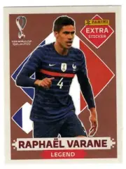 Panini Qatar World Cup Extra Sticker 2022 Legend Raphael Varane Bronze