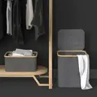 Laundry Basket Waterproof Foldable Portable Dirty Clothes Storage Basket Washing