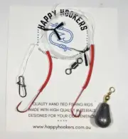 Happy Hookers - Whiting One Up One Down - Pre-Tied Fishing Rig - paternoster