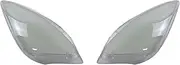 CLZCNQLX Headlight Shell Lamp Shade Transparent Compatible for JMC Yusheng S350 N350 2011 2012 Headlamp Cover Auto Replacement Parts(A Piar)