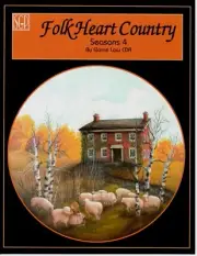 Folk Heart Country Seasons 4 Elaine Law Acrylic Decorative Painting Pattern Book