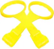 Kisangel Pair Bed Stand up Rings Sturdy Pull Rings for Boy Girl Boy Girl Bed Exercise Hanging Safe Crib Walking Assistant