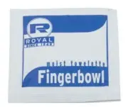 Royal Paper Moist Towelettes Lemon Scented Individually Wrapped 1000/Carton