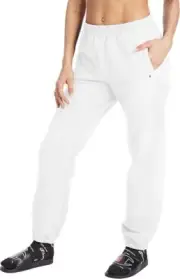 Champion Reverse Weave Boyfriend Sweatpants Jogger White Unisex XL 35 31 nwt