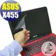 【EZstick】ASUS X455 X455LD X455LF 靜電式筆電LCD液晶螢幕貼 (鏡面防汙)
