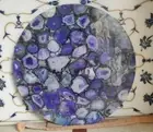 36" Agate Stones Coffee Table Top Handmade work