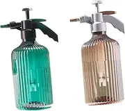 VINTORKY 1Pc Manual Plastic Watering Brown Air Pressure Spray Bottle for Gardening Office and Salon Use Multi Purpose Sprayer for Indoor and Outdoor Plants