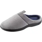 Isotoner Men's Microterry Jared Slip on Slipper In Gray