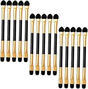 ASAKKURA 15pcs Double-sided Eyeshadow Applicators Travel Makeup Brush Set Eyeshadow Brush Eye Shadow Brush Portable Makeup Tools