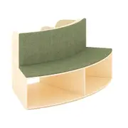 Jooyes Puzzle Series Kids Corner Book Storage Seat with Cushioned Top