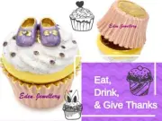 Gorgeous Keepsake Trinket Crystal Jewellery Box Figurine CUPCAKE Model JB11234