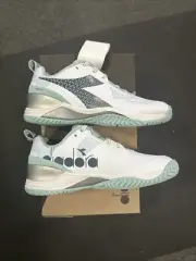 Diadora Blushield Torneo 2 W AG Size 7 Women’s Tennis Sneaker - Free Shipping