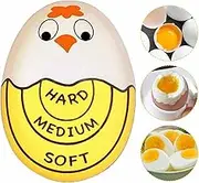 Egg Timer for Boiling Eggs | Boiled Egg Timer Color Changes | Lightweight Resin Kitchen Gadgets Safe with Food for Home, Dormitory, Restaurants, Apartments, Boiling Eggs Lippsy