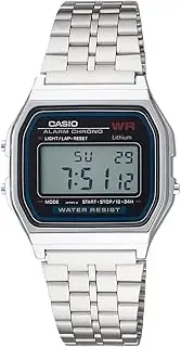 [Casio] A159WA-N1 Vintage Retro Silver Stainless Steel Digital Unisex Watch