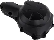 Motorcycle Engine Stator Crank Case Cover，Compatible With Kawasaki Ninja 650R 2009-2011 2010 Aluminum Black