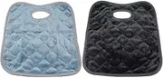 XWYDZ 2 Pack Baby Car Seat Protector, Potty Training Car Seat Protector, Car Seat Potty Training Protector - Waterproof Reusable Liners with Leak-Proof Backing for Babies & Toddlers (Grey/Black)